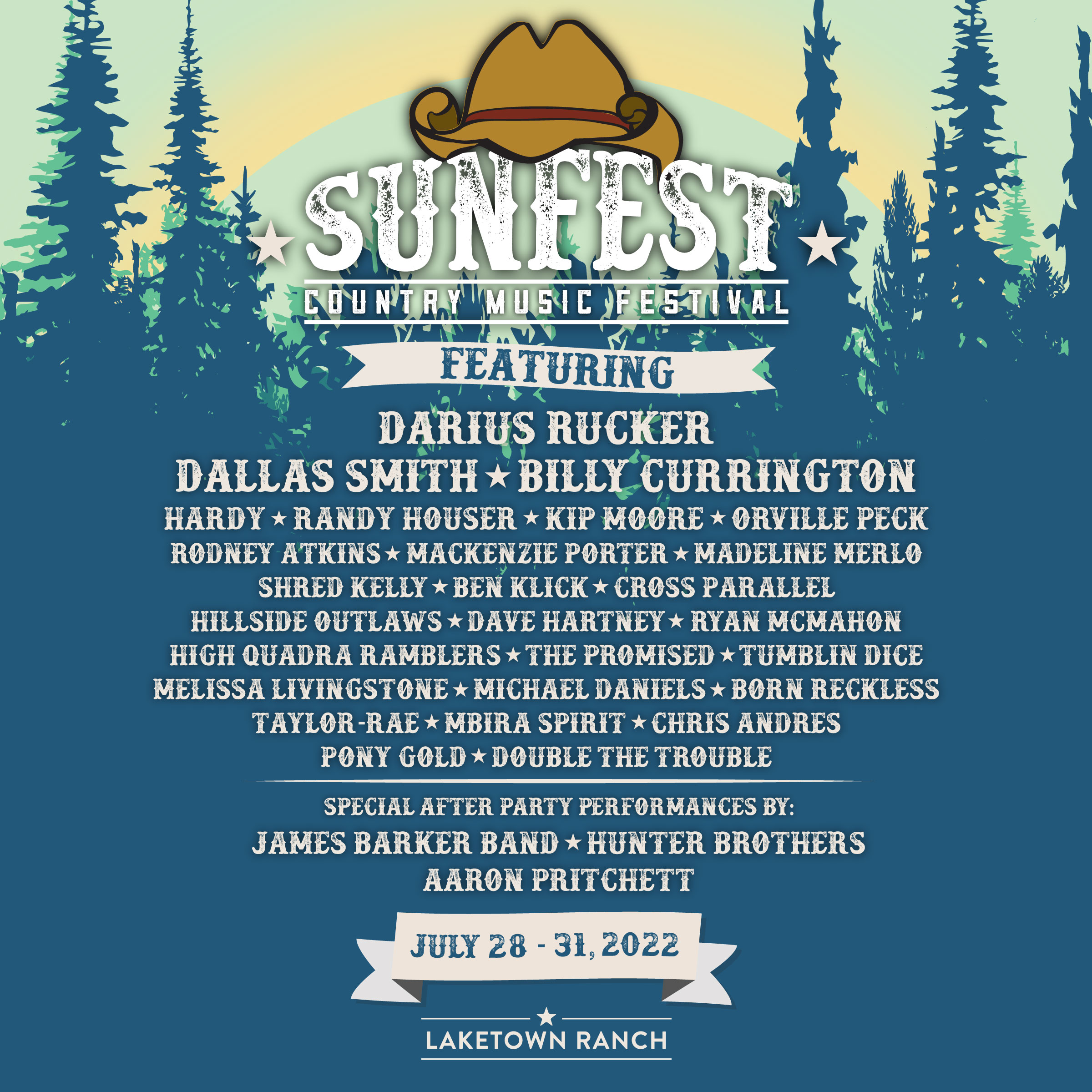 Sunfest Country Music Festival Creative BC