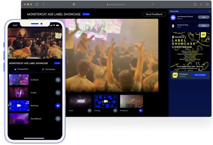 Incrowd app launch provides 5x Festival attendees with a pick-your-path journey to remember