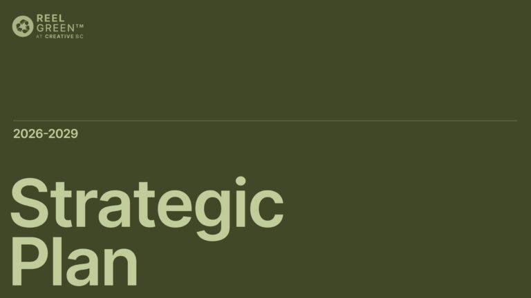 Reel Green Strategic Plan 2026 29 Title Page